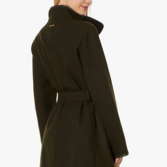 Vince Camputo Wool Black Coat Womens XL - Picture 4 of 14